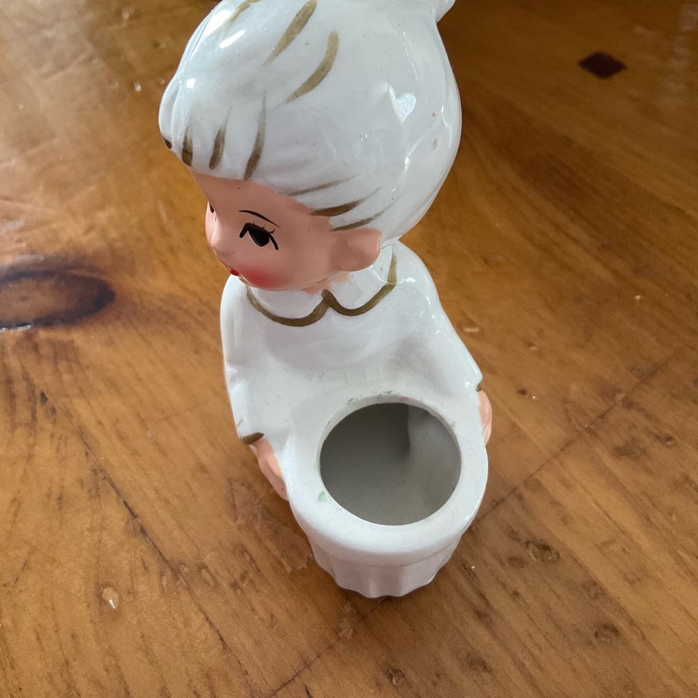Vintage Ceramic Park Lane Angel Candle Holders - Picture 9 of 11